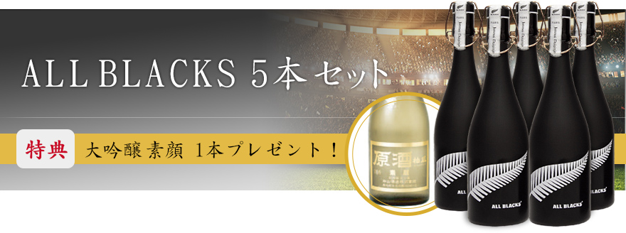 ALLBLACKS5本セット