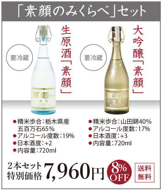 素顔のみくらべセット 7,960円